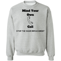 Stop Impeachment Crewneck Pullover Sweatshirt  8 oz. - Trumpshop.net