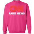 CNN Fake News Crewneck Pullover Sweatshirt  8 oz. - Trumpshop.net
