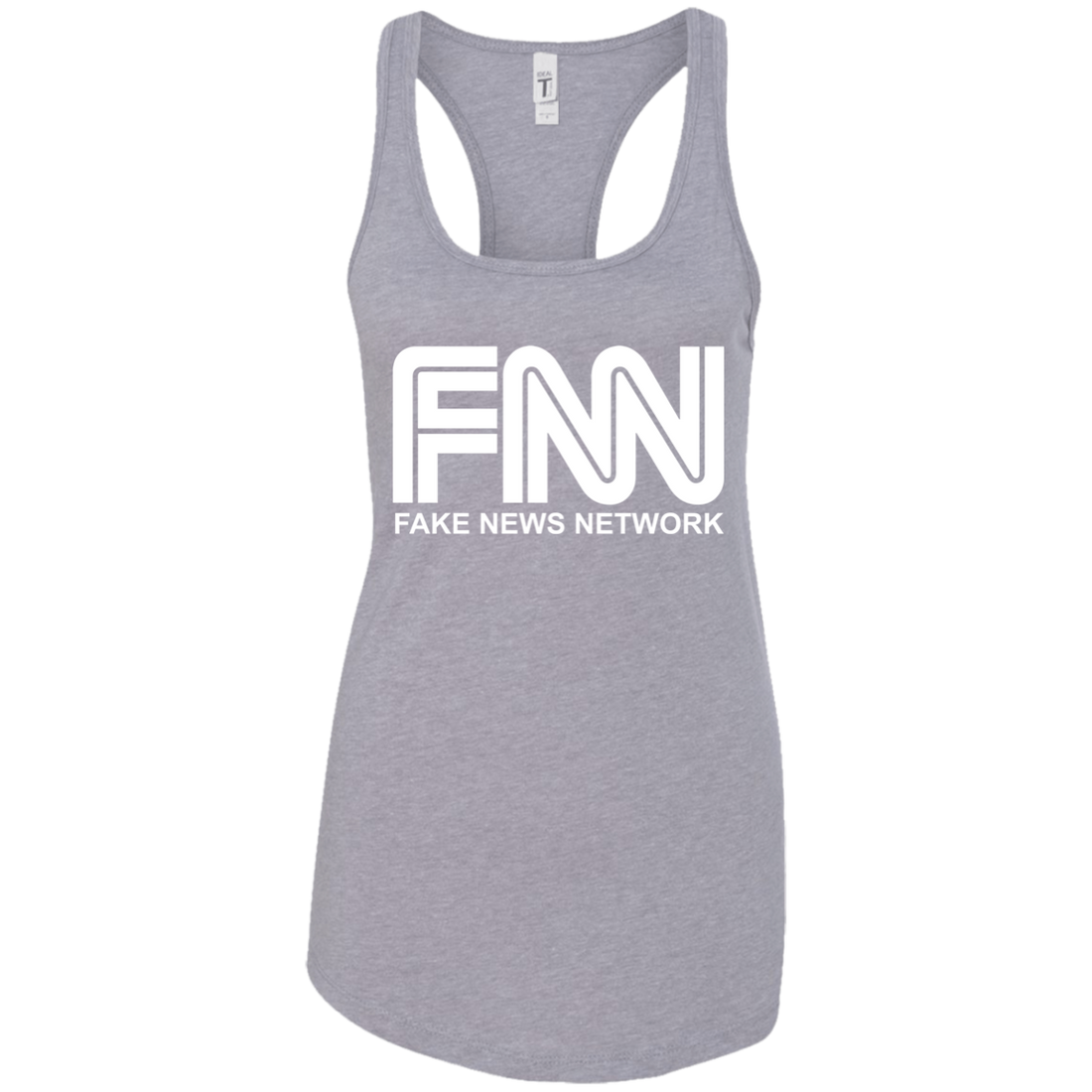 Fake News Network Ladies Ideal Racerback Tank - Trumpshop.net