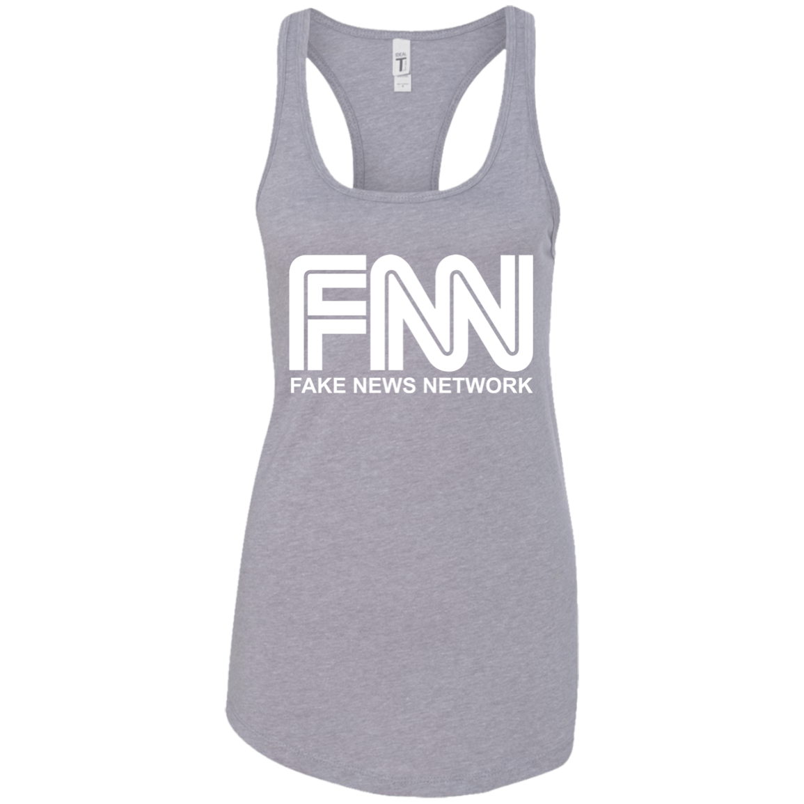 Fake News Network Ladies Ideal Racerback Tank - Trumpshop.net