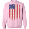 Betsy Ross Flag 13 Colonies Crewneck Pullover Sweatshirt  8 oz. - Trumpshop.net