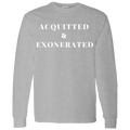 TRUMP Acquitted Exonerated Long Sleeve T-Shirt - Trumpshop.net