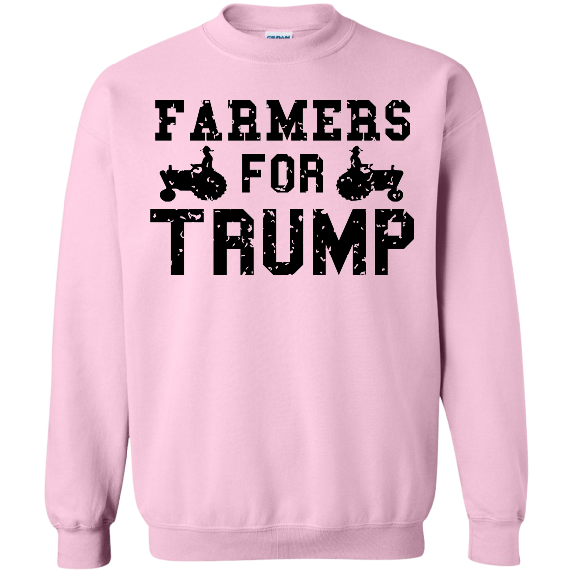 Farmers for Trump Crewneck Pullover Sweatshirt  8 oz. - Trumpshop.net