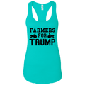 Farmers for Trump Ladies Ideal Racerback Tank - Trumpshop.net