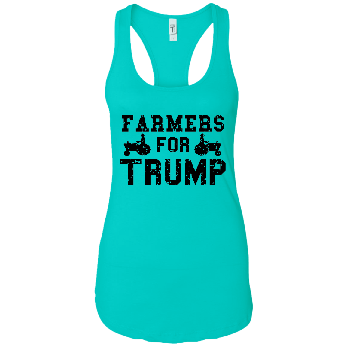 Farmers for Trump Ladies Ideal Racerback Tank - Trumpshop.net