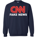 CNN Fake News Crewneck Pullover Sweatshirt  8 oz. - Trumpshop.net