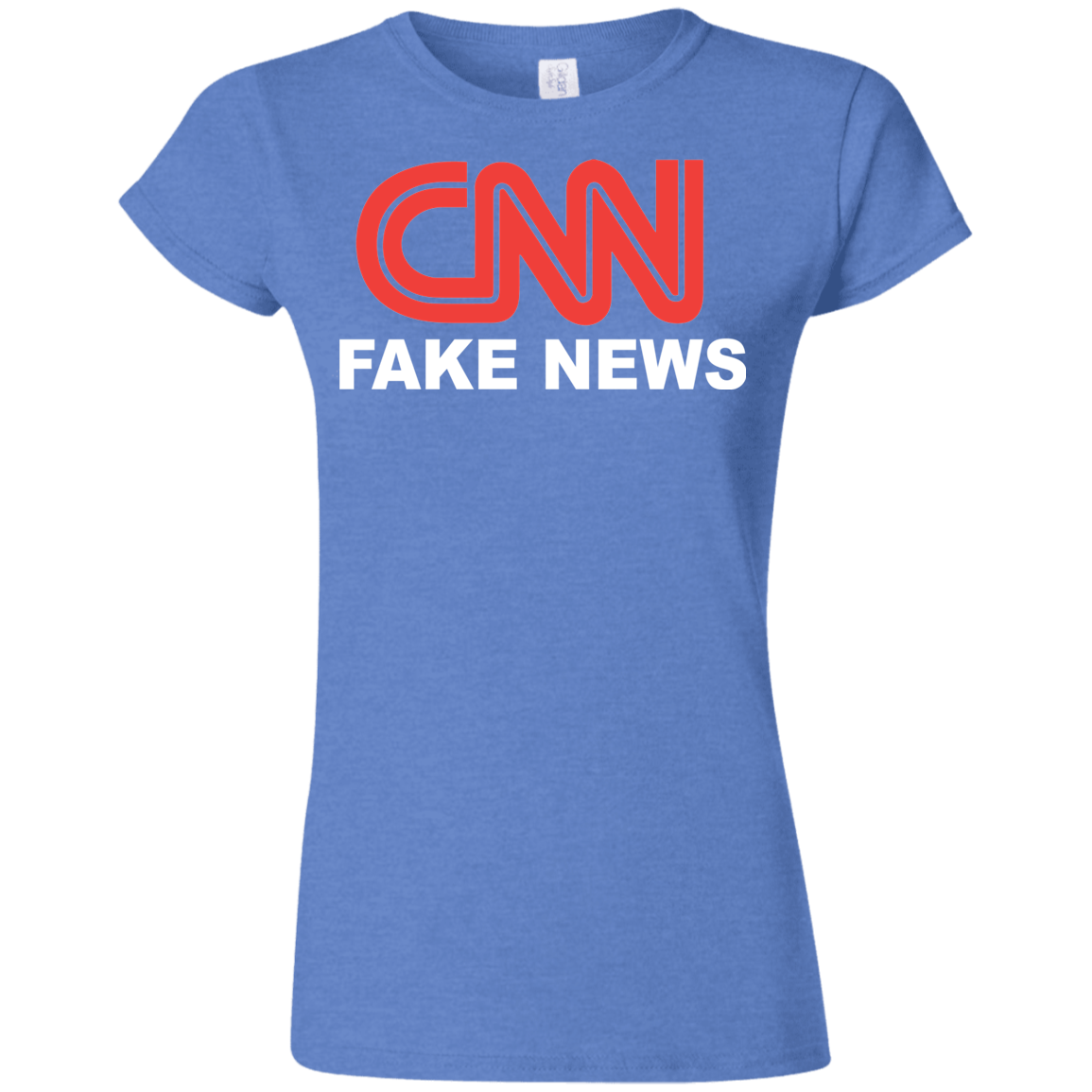 CNN Fake News Softstyle Ladies' T-Shirt - Trumpshop.net