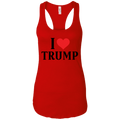 I Love Trump Ladies Ideal Racerback Tank - Trumpshop.net