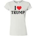 I Love Trump Softstyle Ladies' T-Shirt - Trumpshop.net