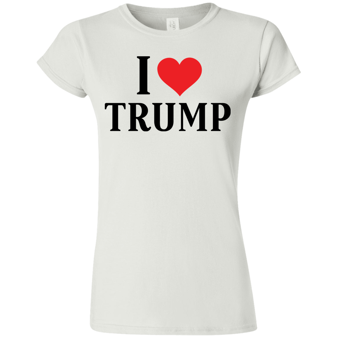 I Love Trump Softstyle Ladies' T-Shirt - Trumpshop.net