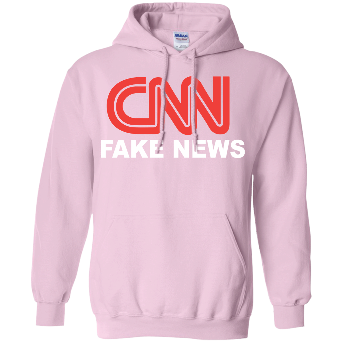CNN Fake News Pullover Hoodie 8 oz. - Trumpshop.net