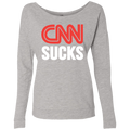 CNN Sucks Ladies' French Terry Scoop - Trumpshop.net