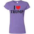 I Love Trump Softstyle Ladies' T-Shirt - Trumpshop.net