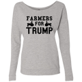 Farmers for Trump Ladies' French Terry Scoop - Trumpshop.net