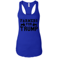Farmers for Trump Ladies Ideal Racerback Tank - Trumpshop.net
