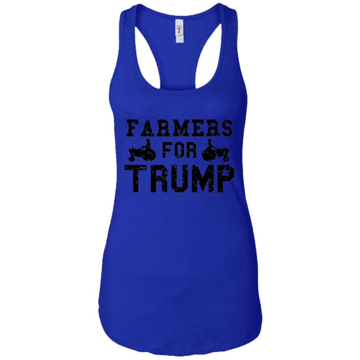 Farmers for Trump Ladies Ideal Racerback Tank - Trumpshop.net