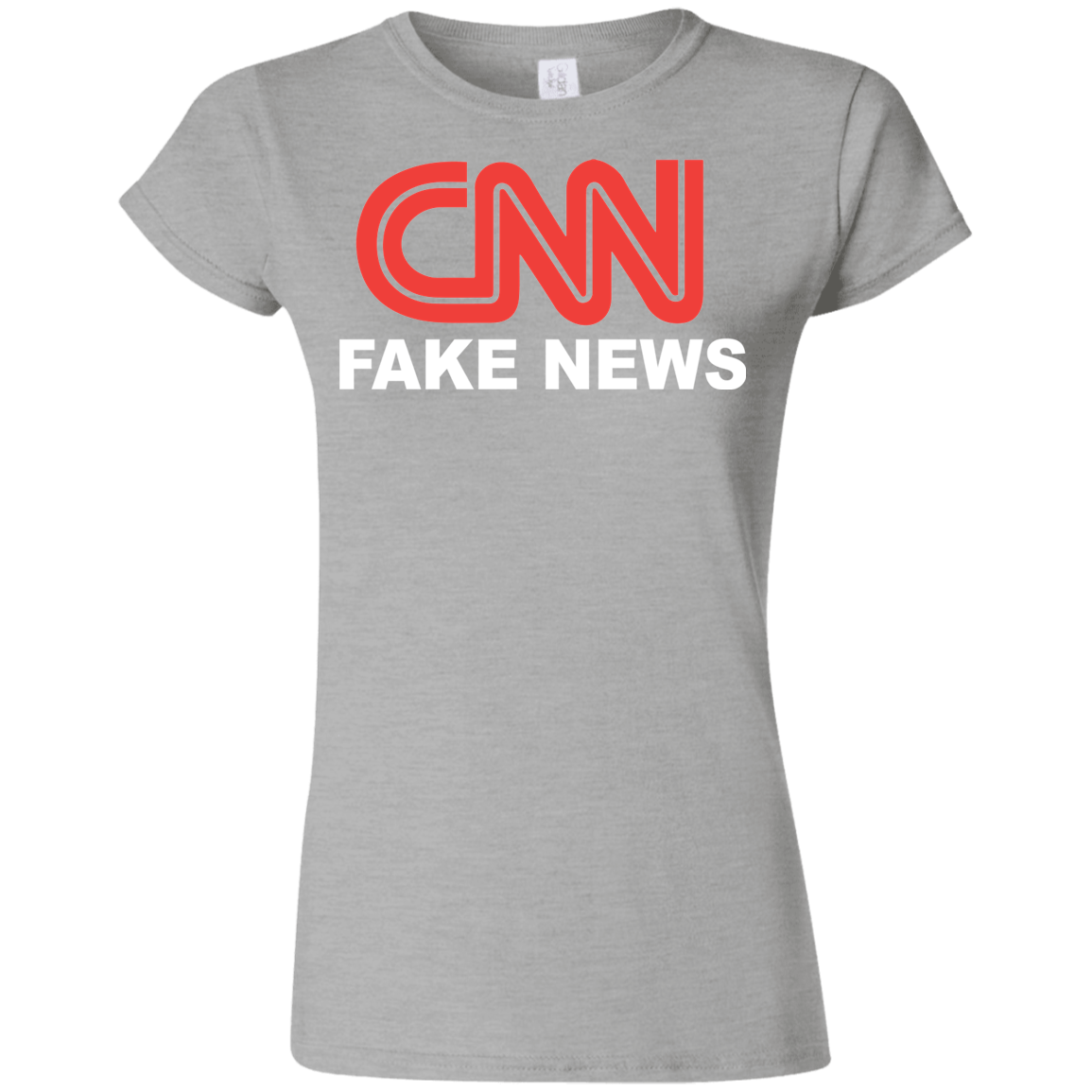 CNN Fake News Softstyle Ladies' T-Shirt - Trumpshop.net