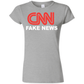 CNN Fake News Softstyle Ladies' T-Shirt - Trumpshop.net