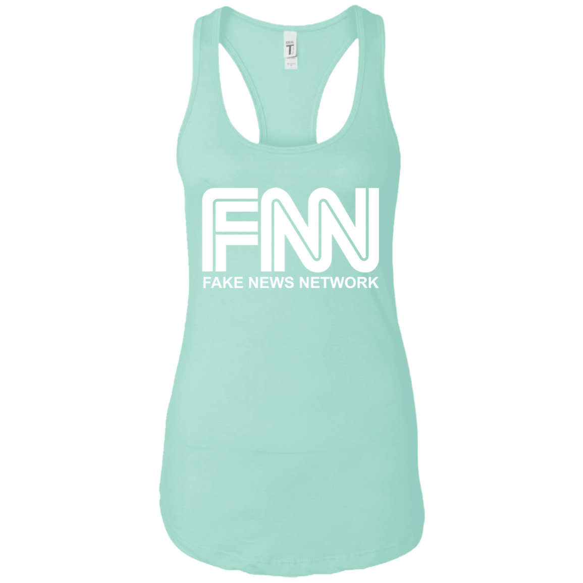 Fake News Network Ladies Ideal Racerback Tank - Trumpshop.net