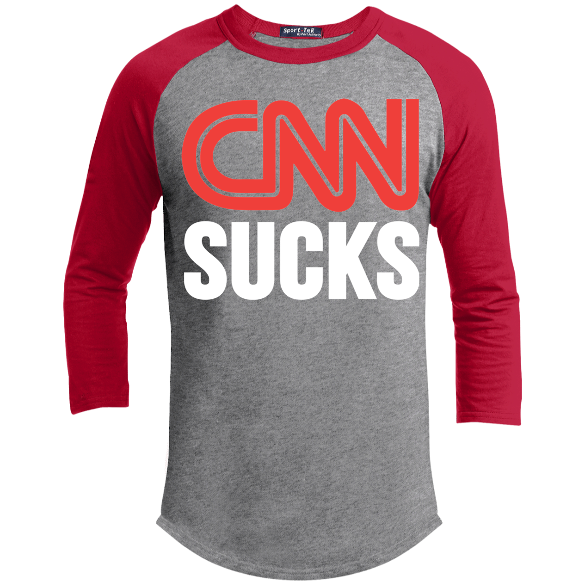 CNN Sucks Sporty T-Shirt - Trumpshop.net