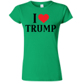 I Love Trump Softstyle Ladies' T-Shirt - Trumpshop.net