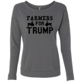 Farmers for Trump Ladies' French Terry Scoop - Trumpshop.net