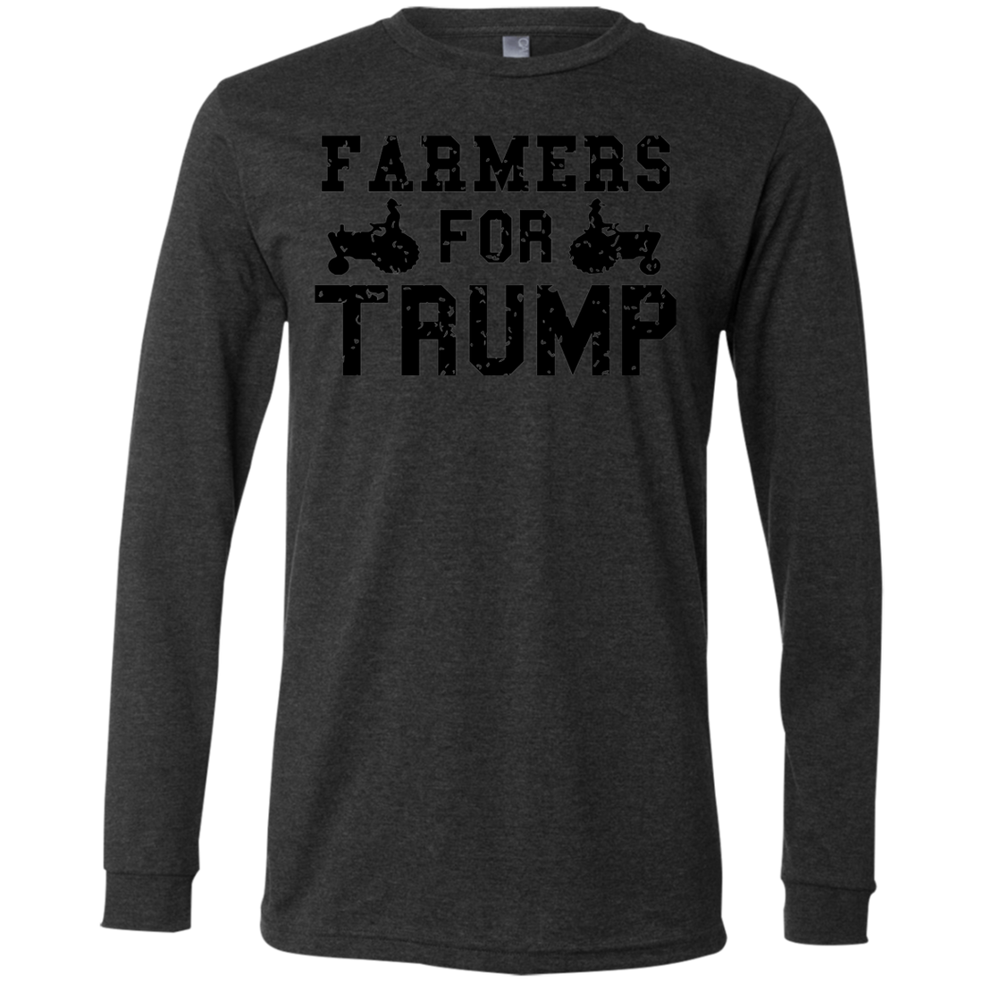 Farmers for Trump Men's Jersey LS T-Shirt - Trumpshop.net