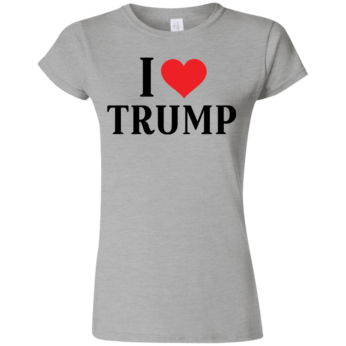 I Love Trump Softstyle Ladies' T-Shirt - Trumpshop.net