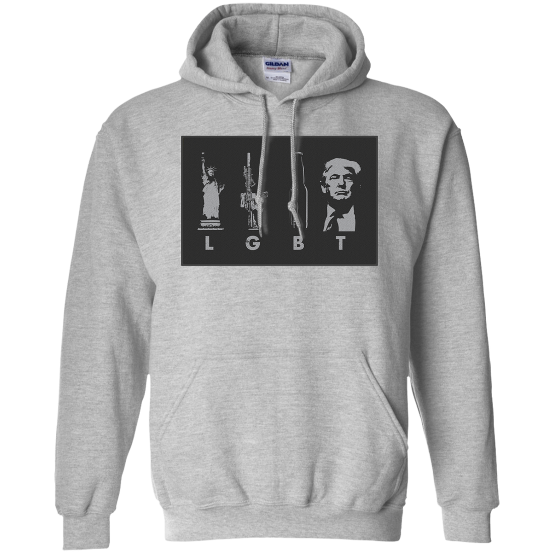 LGBT Donald Trump Hoodie 8 oz. - Trumpshop.net