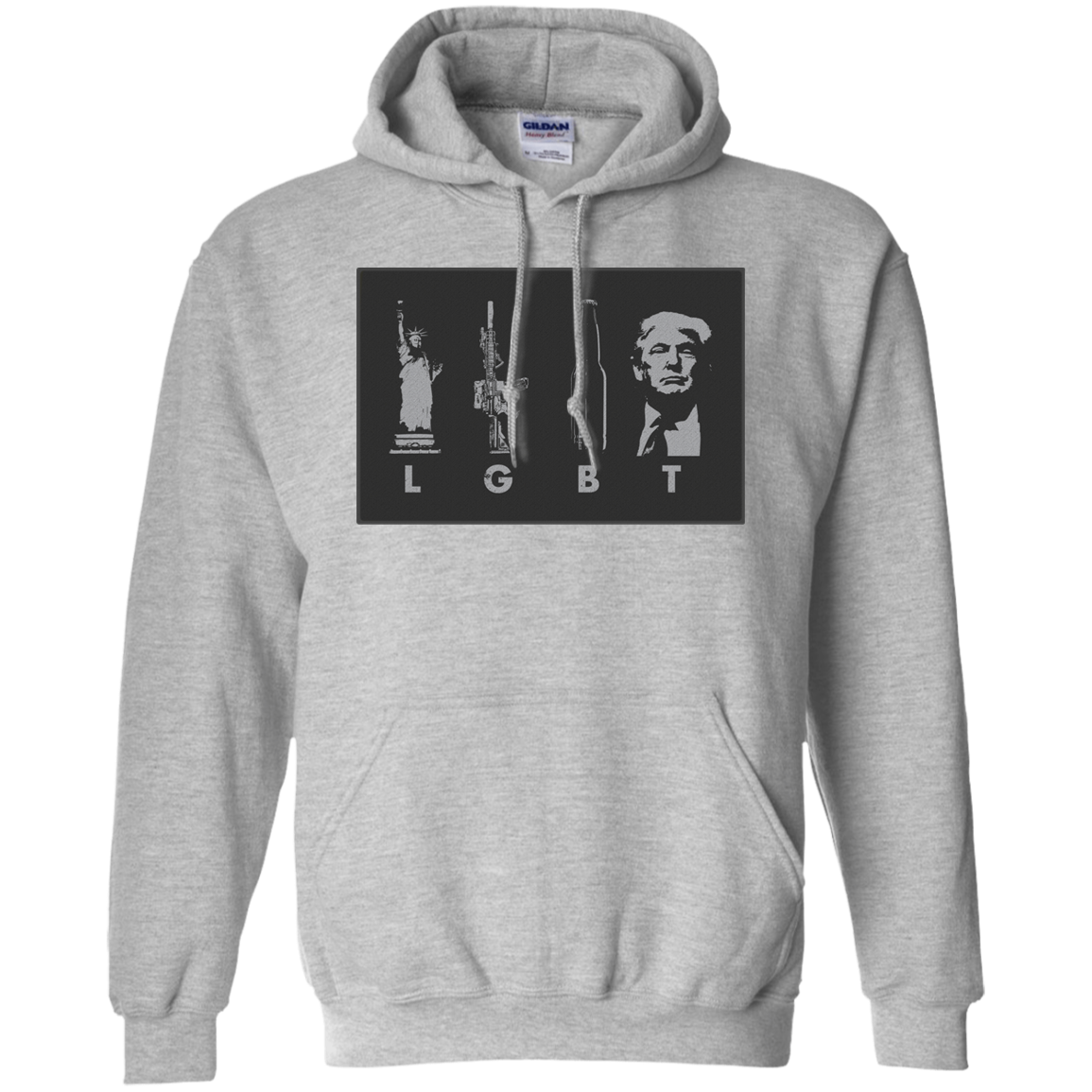 LGBT Donald Trump Hoodie 8 oz. - Trumpshop.net