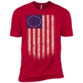 Betsy Ross Flag 13 Colonies Premium Short Sleeve T-Shirt - Trumpshop.net