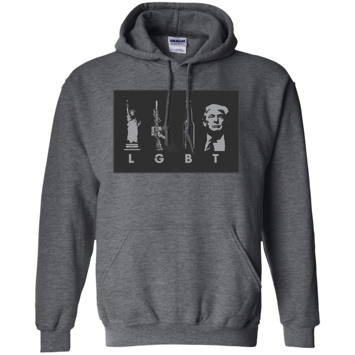 LGBT Donald Trump Hoodie 8 oz. - Trumpshop.net