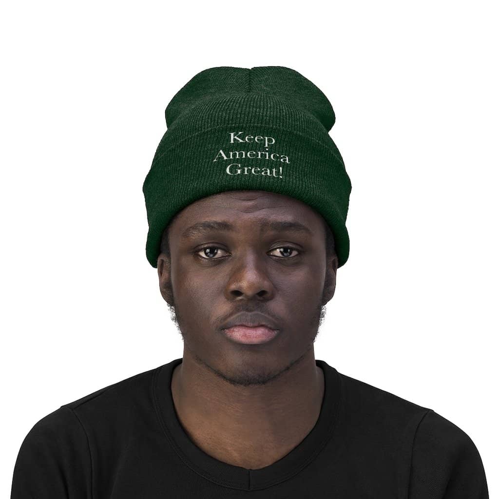 Keep America Great Emboridered #KAG Trump Knit Cap - Trumpshop.net