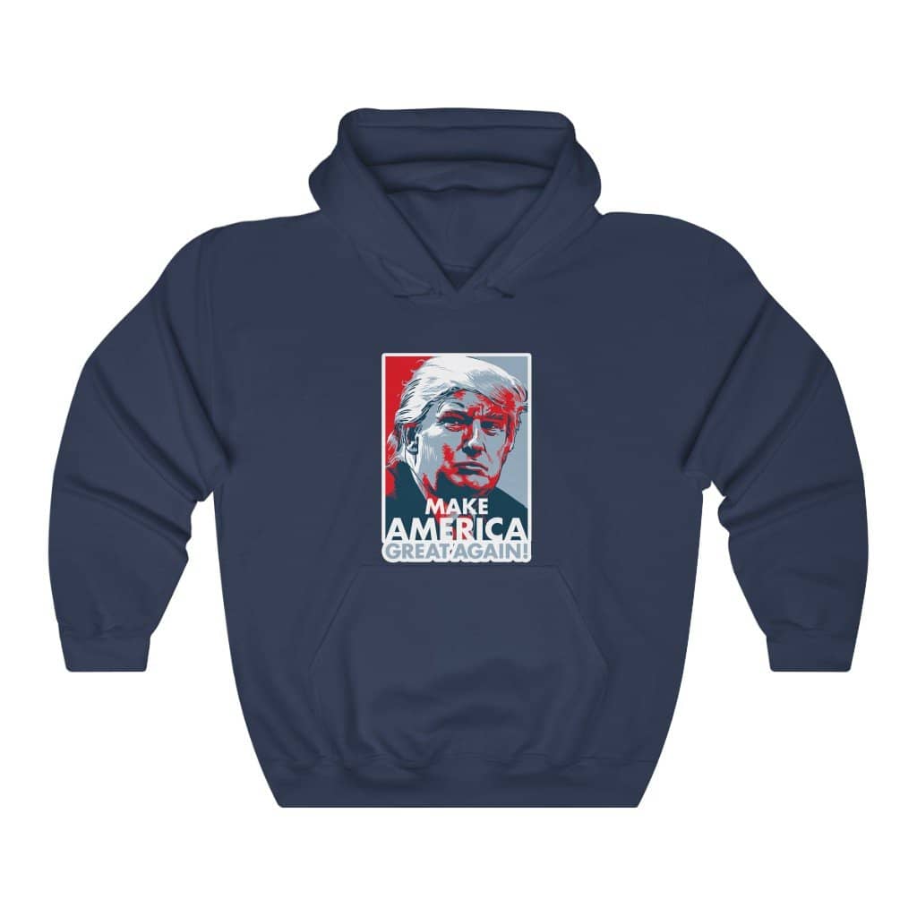 Make America Great Again Trump Iconic Pullover Hoodie - Trumpshop.net