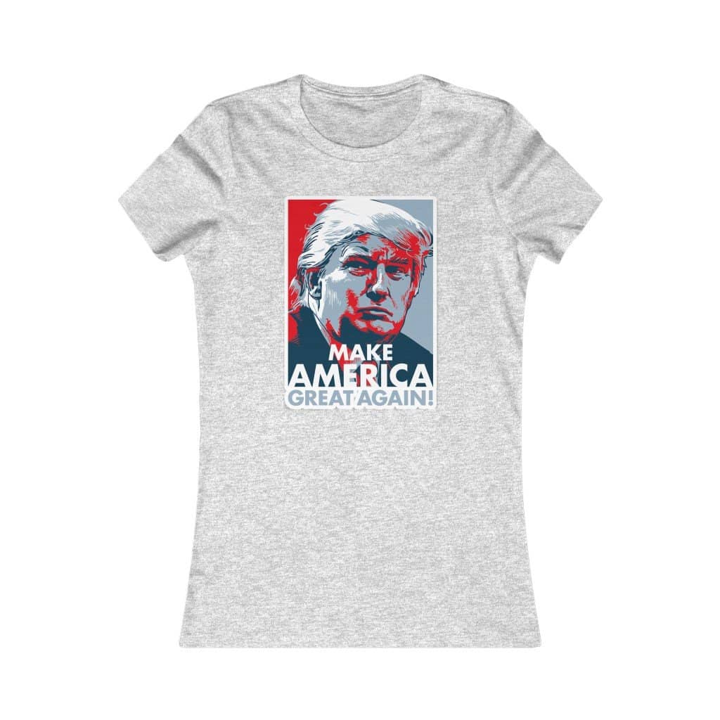 Make America Great Again Trump Iconic Ladies' T-Shirt - Trumpshop.net