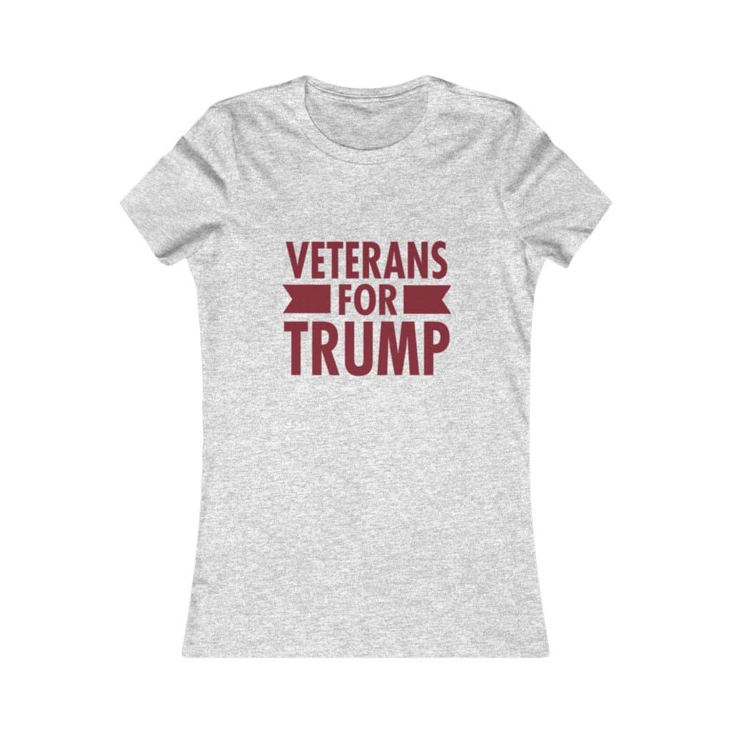 Veterans for Trump Softstyle Ladies' T-Shirt - Trumpshop.net