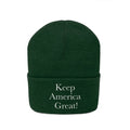 Keep America Great Emboridered #KAG Trump Knit Cap - Trumpshop.net