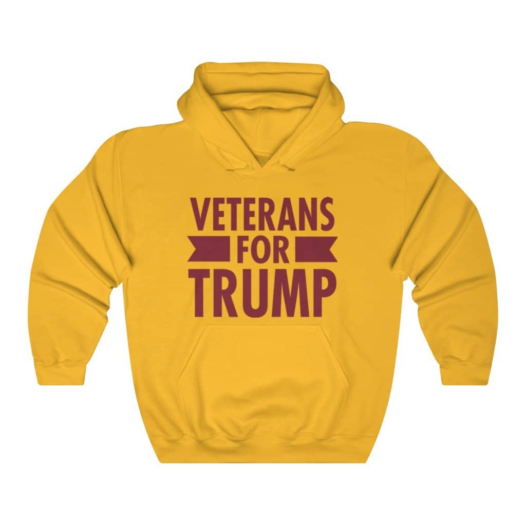Veterans for Trump Pullover Hoodie 8 oz. - Trumpshop.net