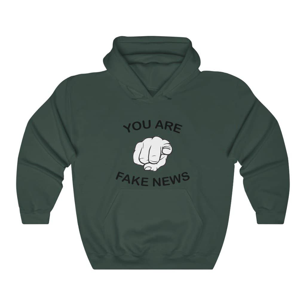 You Are Fake News! Pullover Hoodie 8 oz. - Trumpshop.net