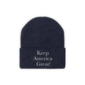 Keep America Great Emboridered #KAG Trump Knit Cap - Trumpshop.net