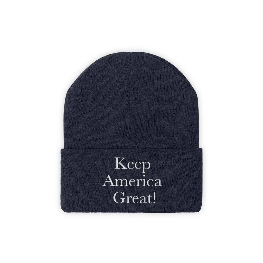 Keep America Great Emboridered #KAG Trump Knit Cap - Trumpshop.net