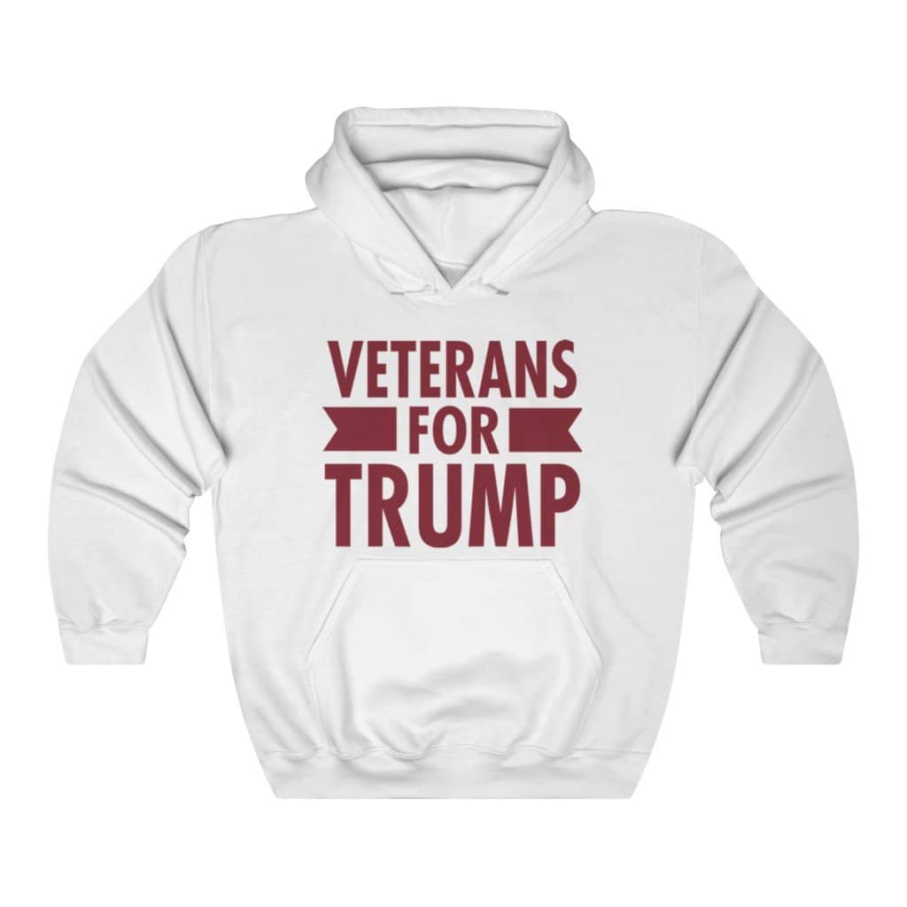 Veterans for Trump Pullover Hoodie 8 oz. - Trumpshop.net