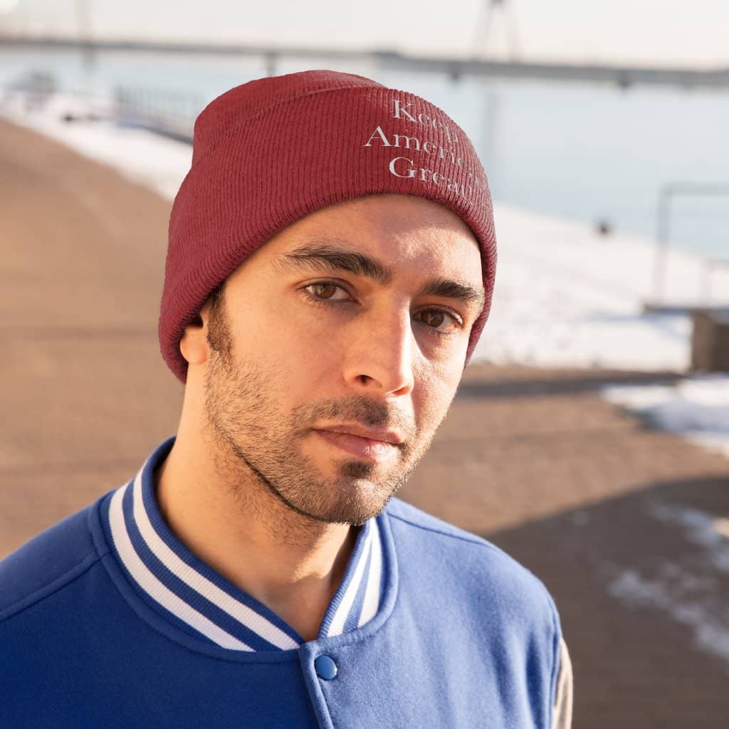 Keep America Great Emboridered #KAG Trump Knit Cap - Trumpshop.net