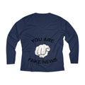 You Are Fake News! Ladies' Long Sleeve Performance V-neck Tee - Trumpshop.net