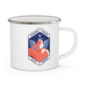Honor Those Who Served Enamel Camping Mug - Trumpshop.net