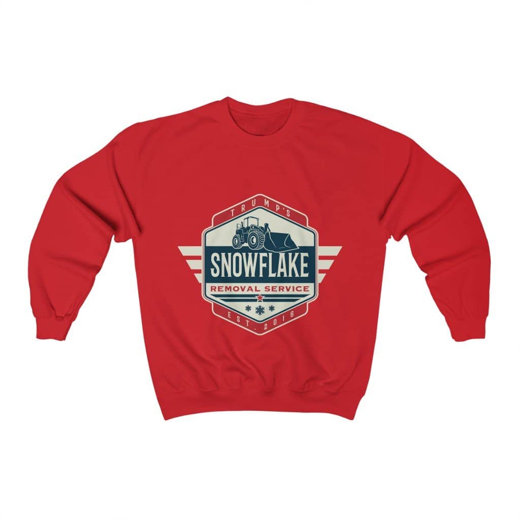 Snowflake Removal Service Unisex Heavy Blend™ Crewneck Sweatshirt - Trumpshop.net