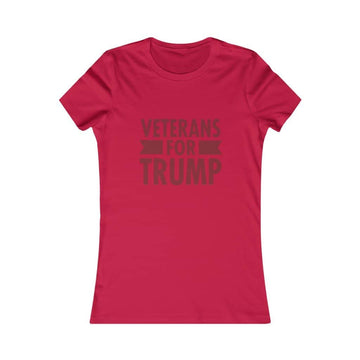 Veterans for Trump Softstyle Ladies' T-Shirt - Trumpshop.net