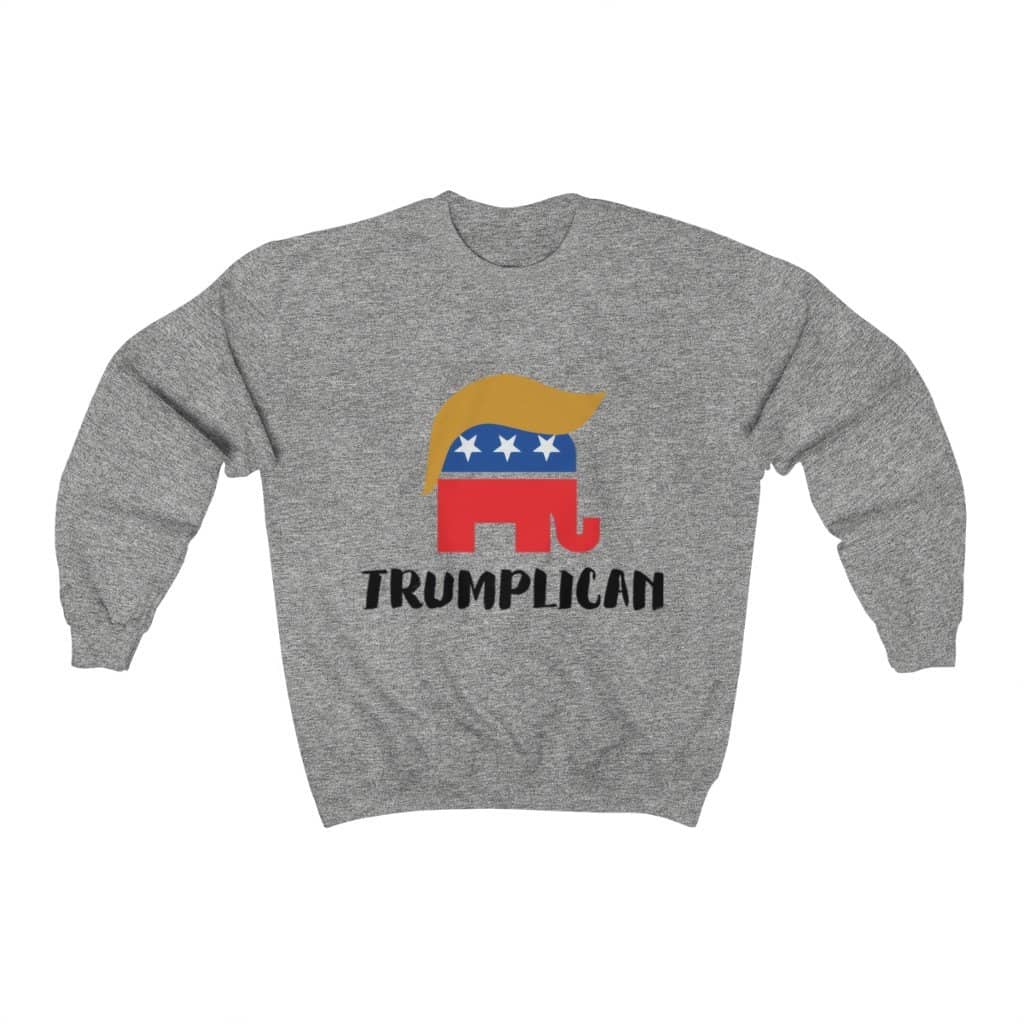 Trumplican Crewneck Pullover Sweatshirt  8 oz. - Trumpshop.net