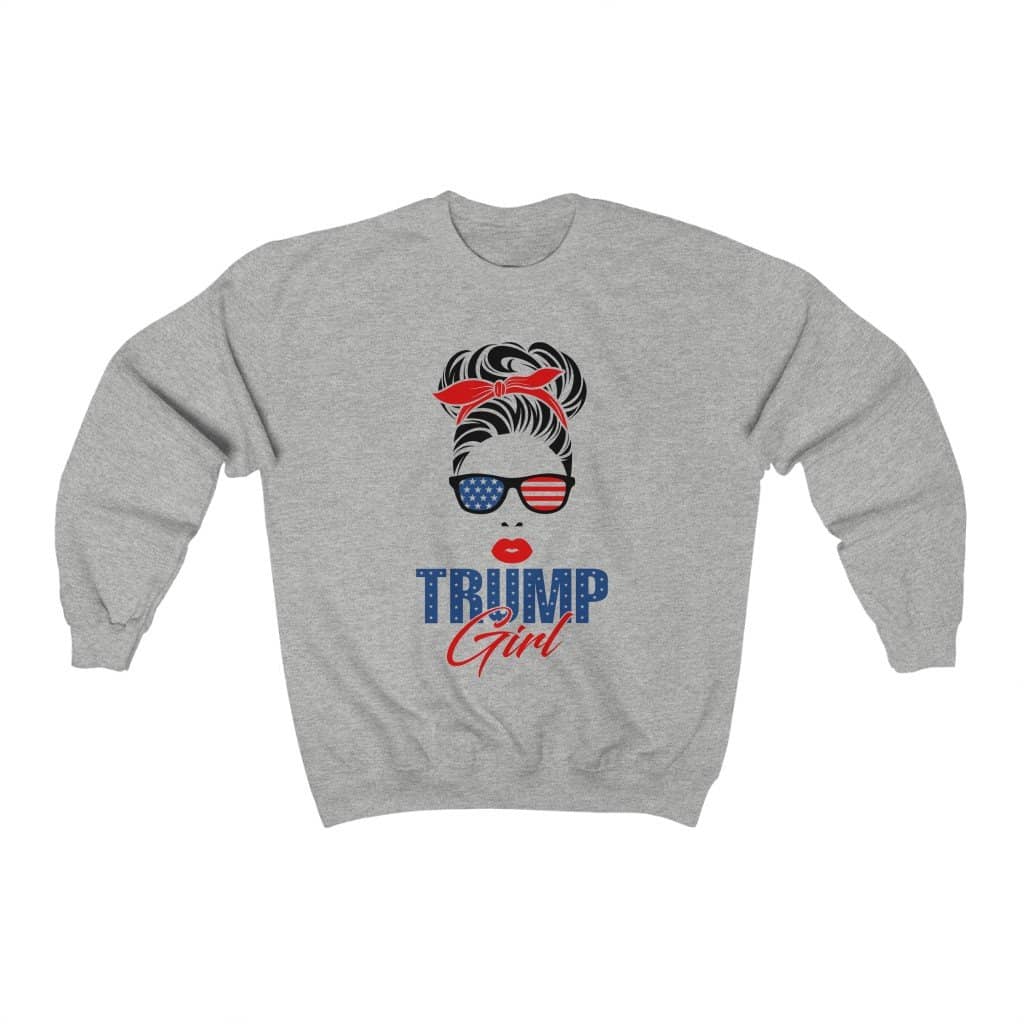 Trump Girl Heavy Blend™ Crewneck Sweatshirt - Trumpshop.net