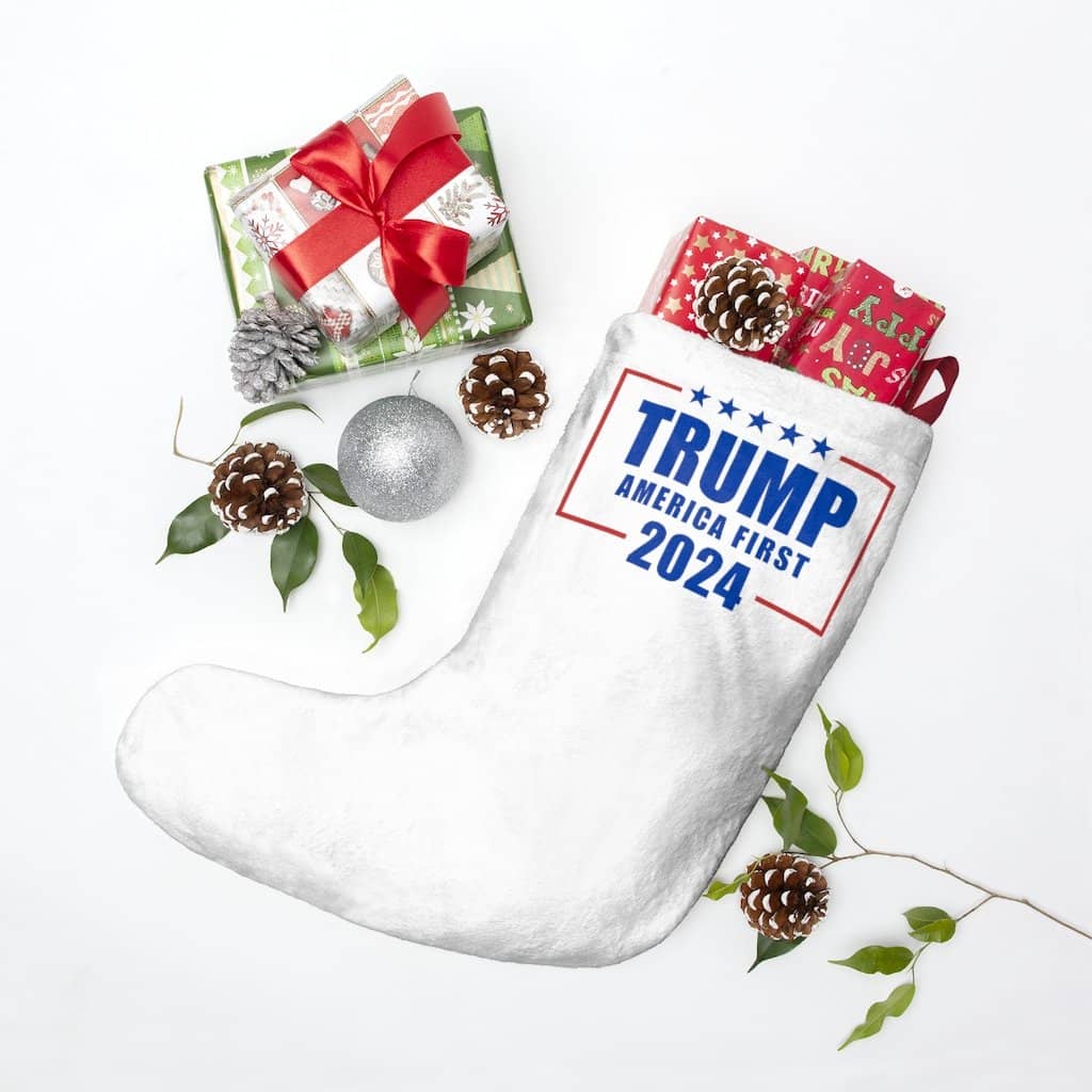 America First Trump Christmas Stockings - Trumpshop.net
